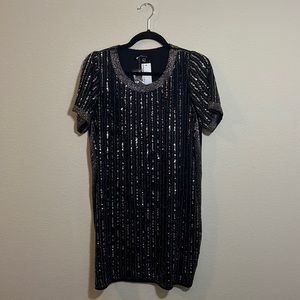 Black Sequence Dress
